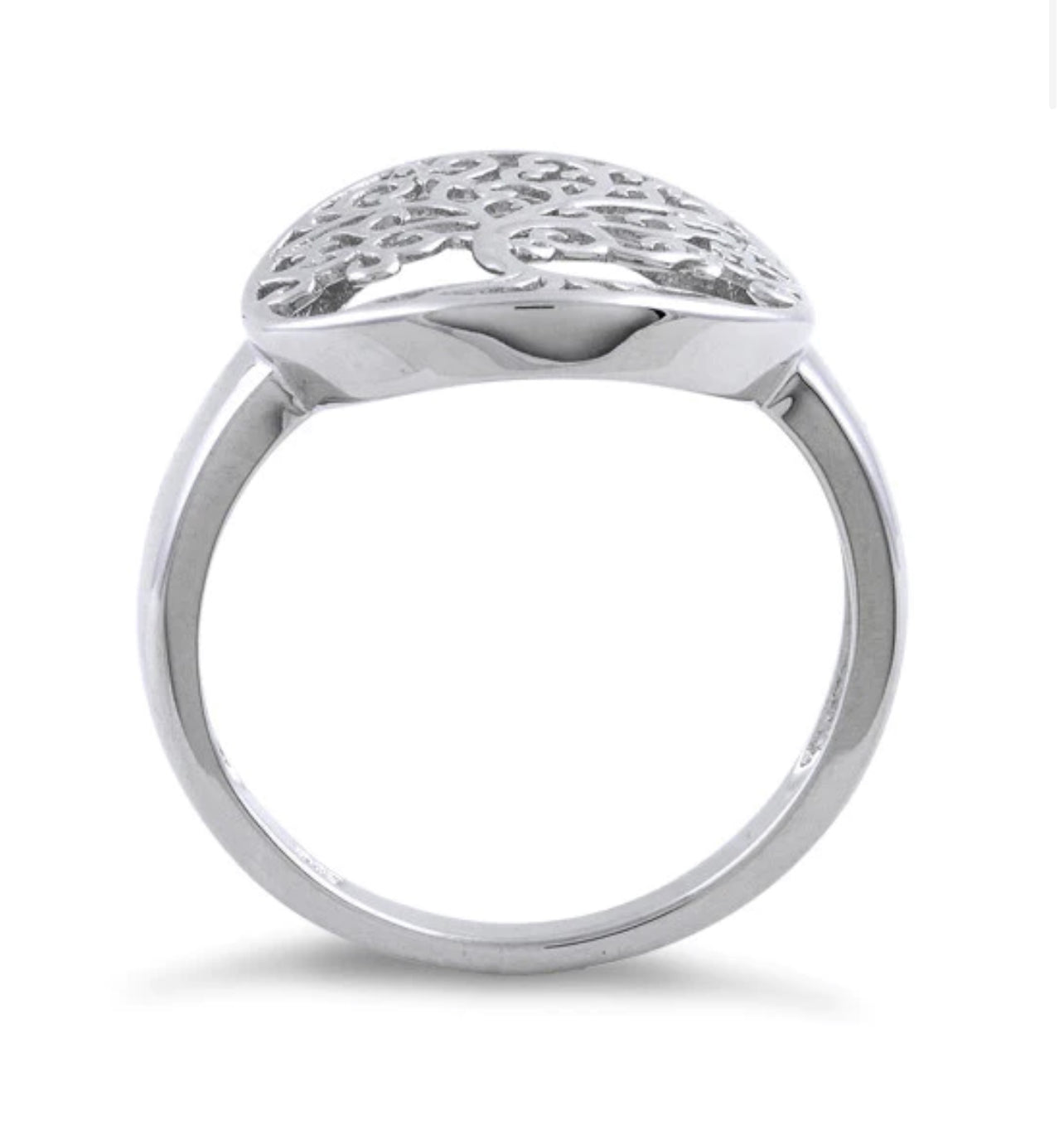 Sterling Silver Tree Of Life Ring