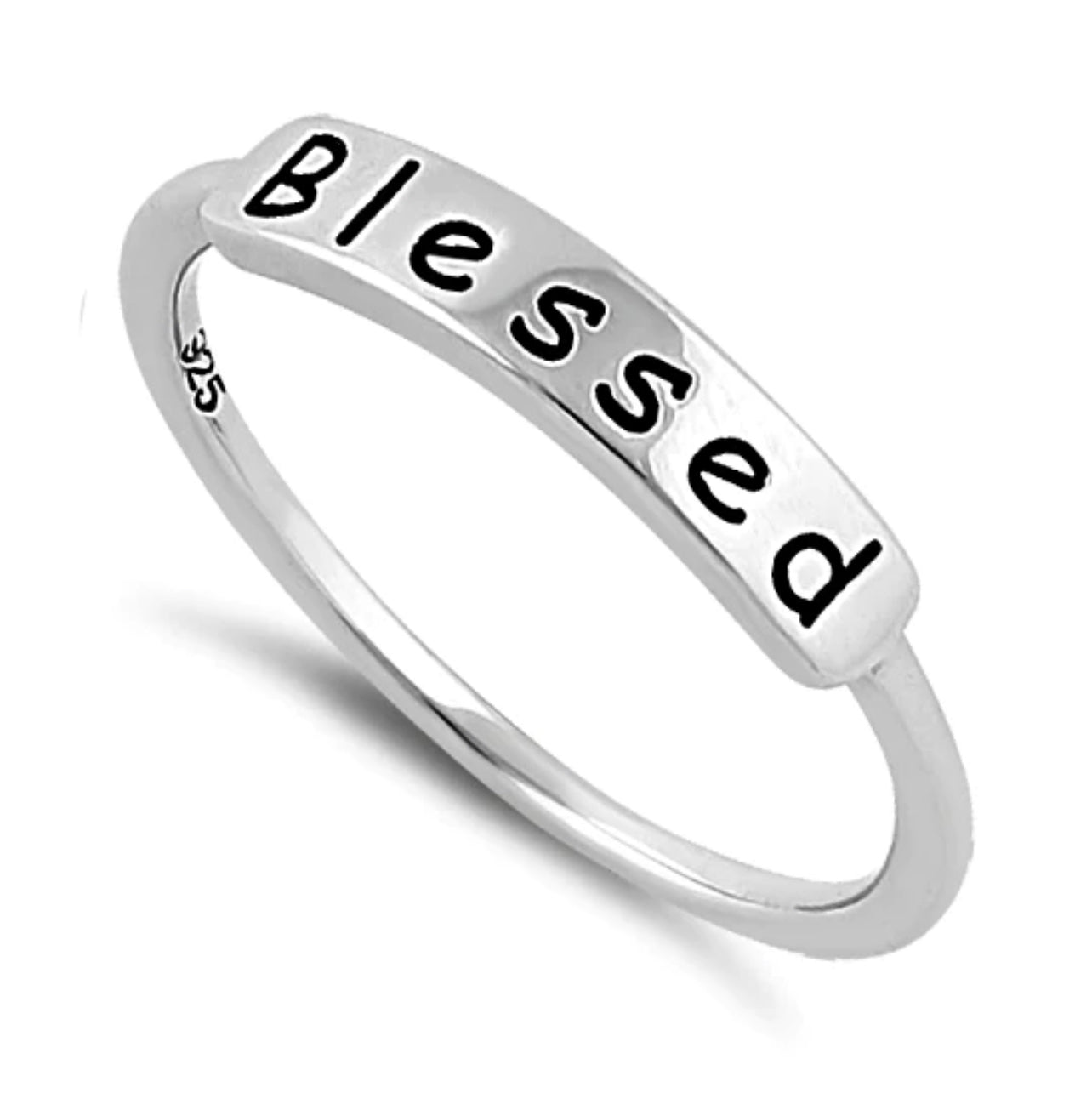 Sterling Silver “Blessed” Ring