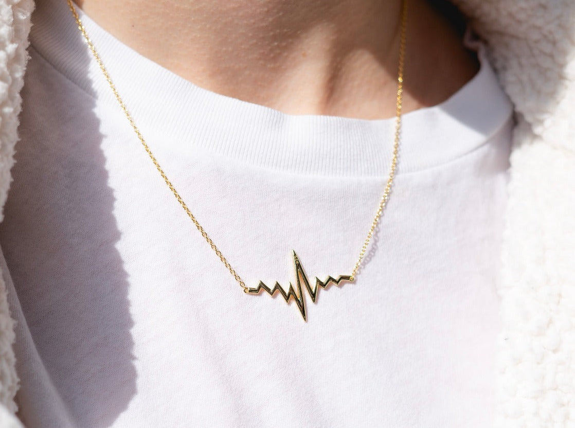 Heartbeat necklace